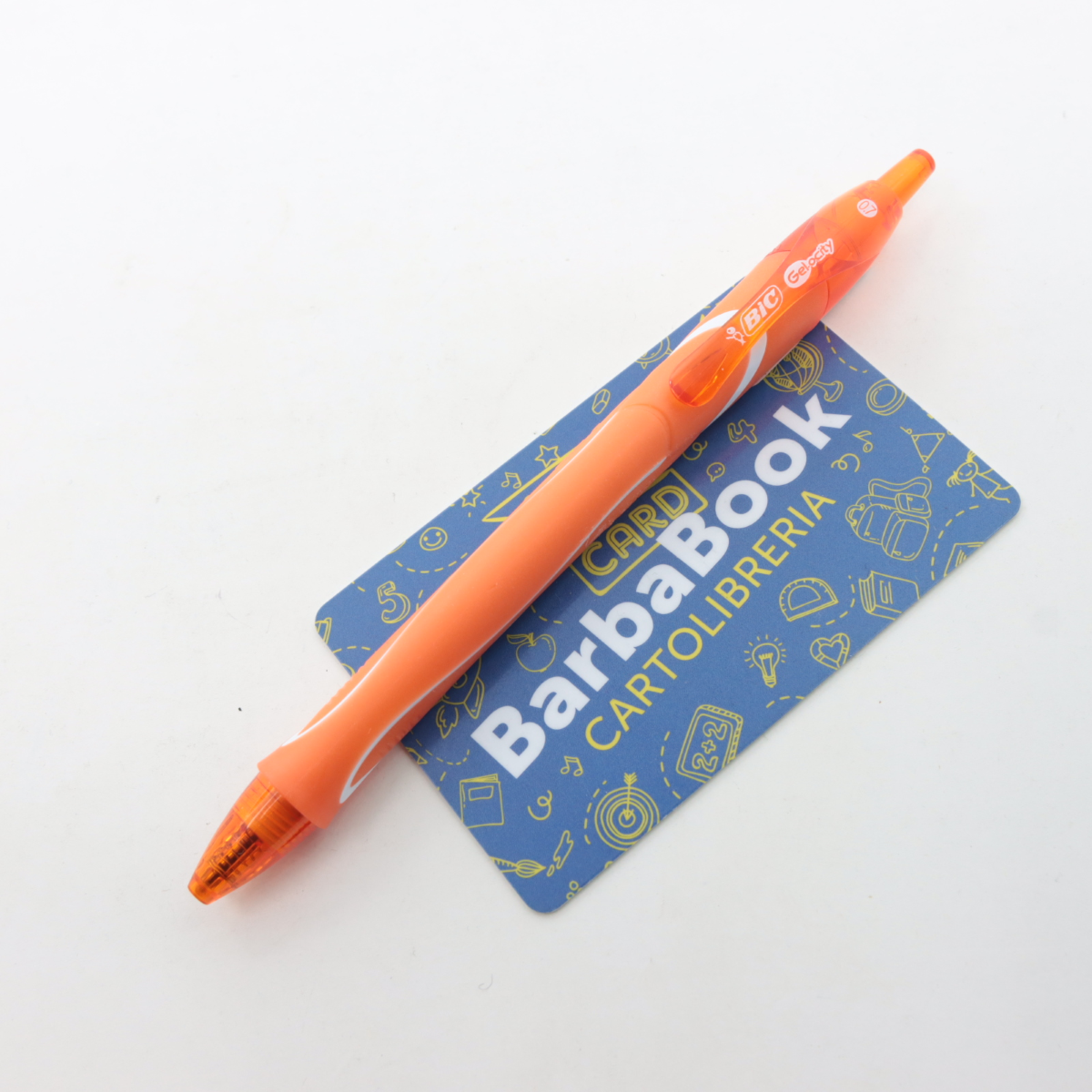 PENNA BIC GELOCITY QUICK-DRY RT MM.0,7 SCATTO COLORE ARANCIONE