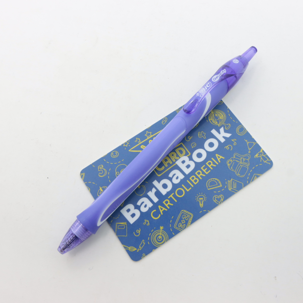 PENNA BIC GELOCITY QUICK-DRY RT MM.0,7 SCATTO COLORE VIOLA