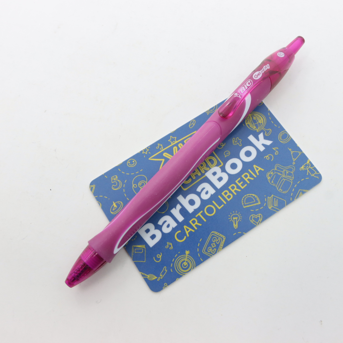 PENNA BIC GELOCITY QUICK-DRY RT MM.0,7 SCATTO COLORE FUCSIA