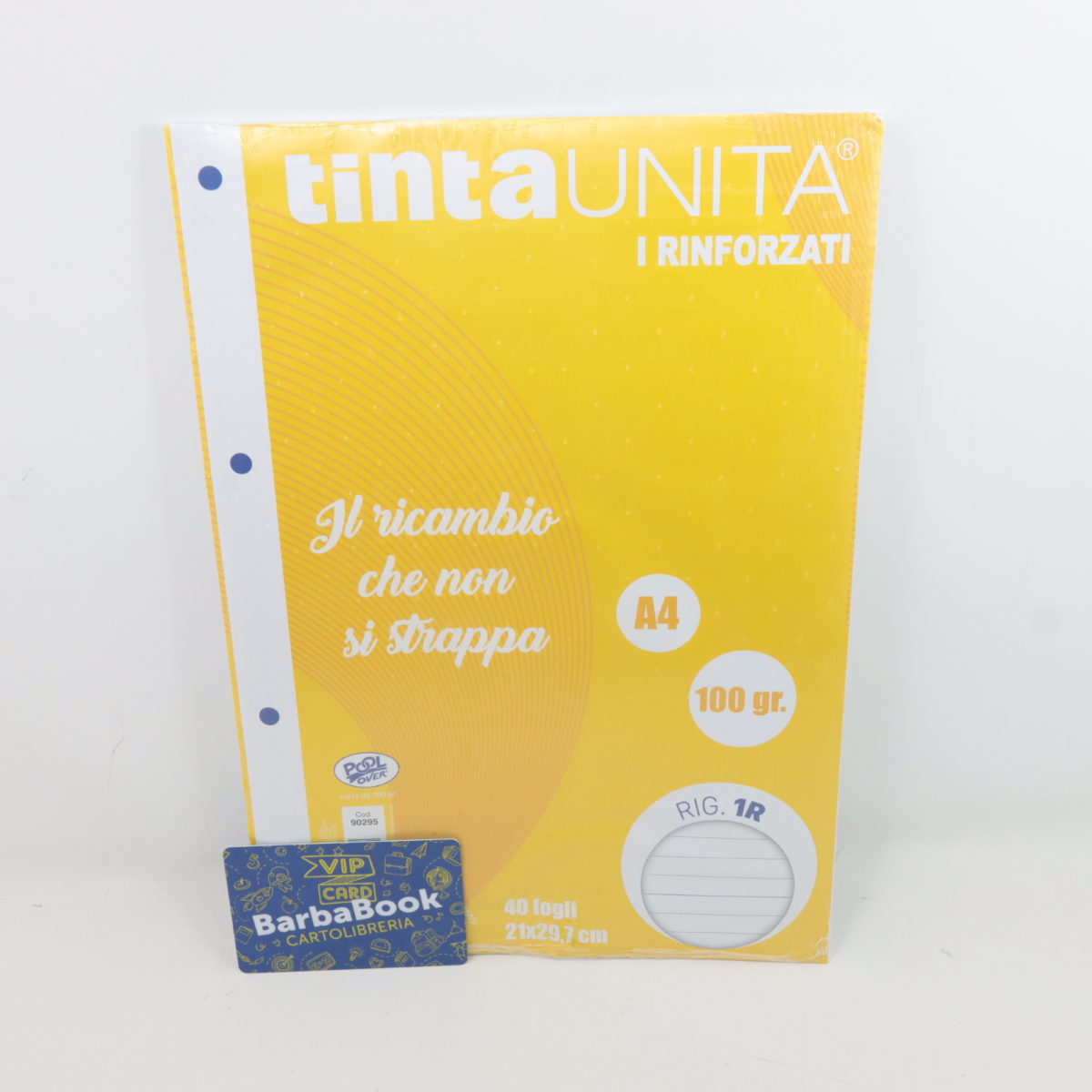 RICAMBIO A4 BIANCO RINFORZATO FG.40 GR.100 TINTAUNITA 1R
