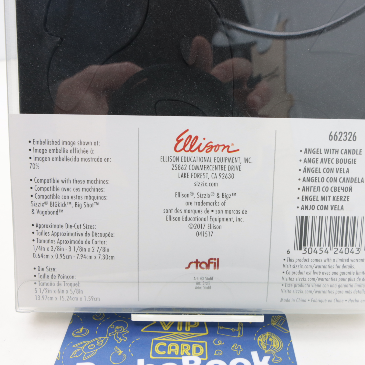 FUSTELLA SIZZIX 662326 ANGIOLETTO BIGZ
