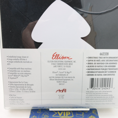 FUSTELLA SIZZIX 662328 ALBERO NATALE BIGZ