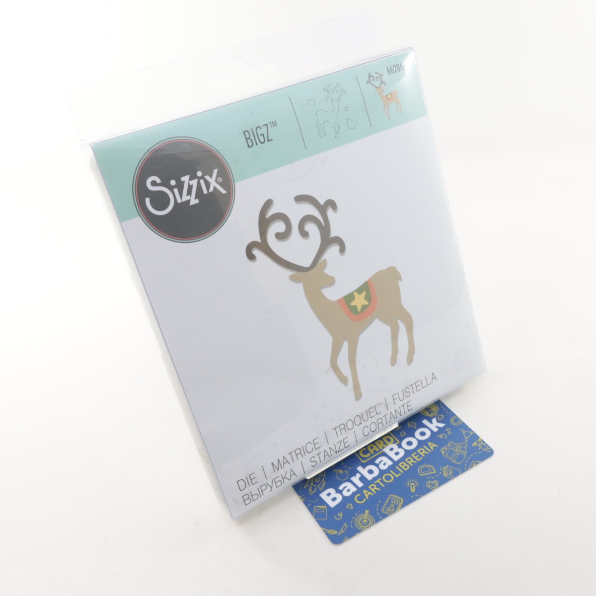 FUSTELLA SIZZIX 662867 RENNA REINDEER BIGZ