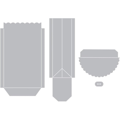 FUSTELLA SIZZIX 661169 BUSTINA REGALO THINLITS