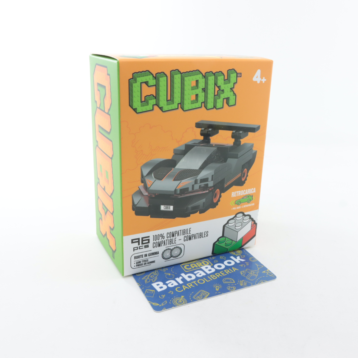 CUBIX AUTO RETROCARICA 96 PEZZI VAR. 01