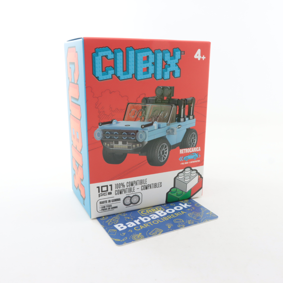 CUBIX AUTO RETROCARICA 101 PEZZI VAR. 08