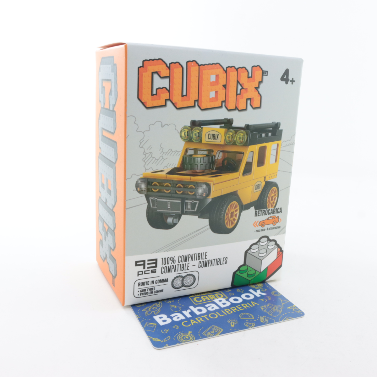 CUBIX AUTO RETROCARICA 93 PEZZI VAR. 11