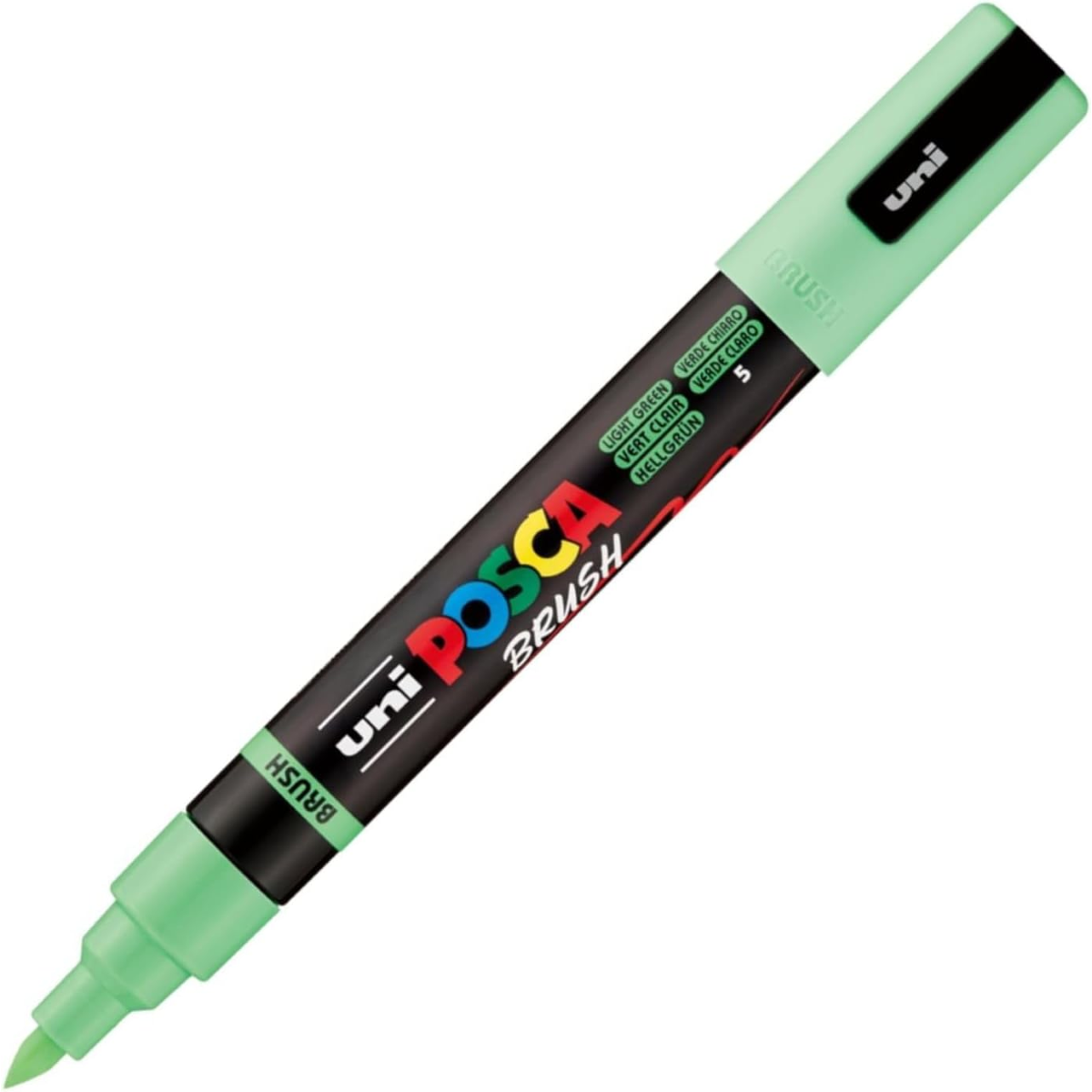 PENNARELLO UNI POSCA BRUSH PC5BR VERDE CHIARO 5