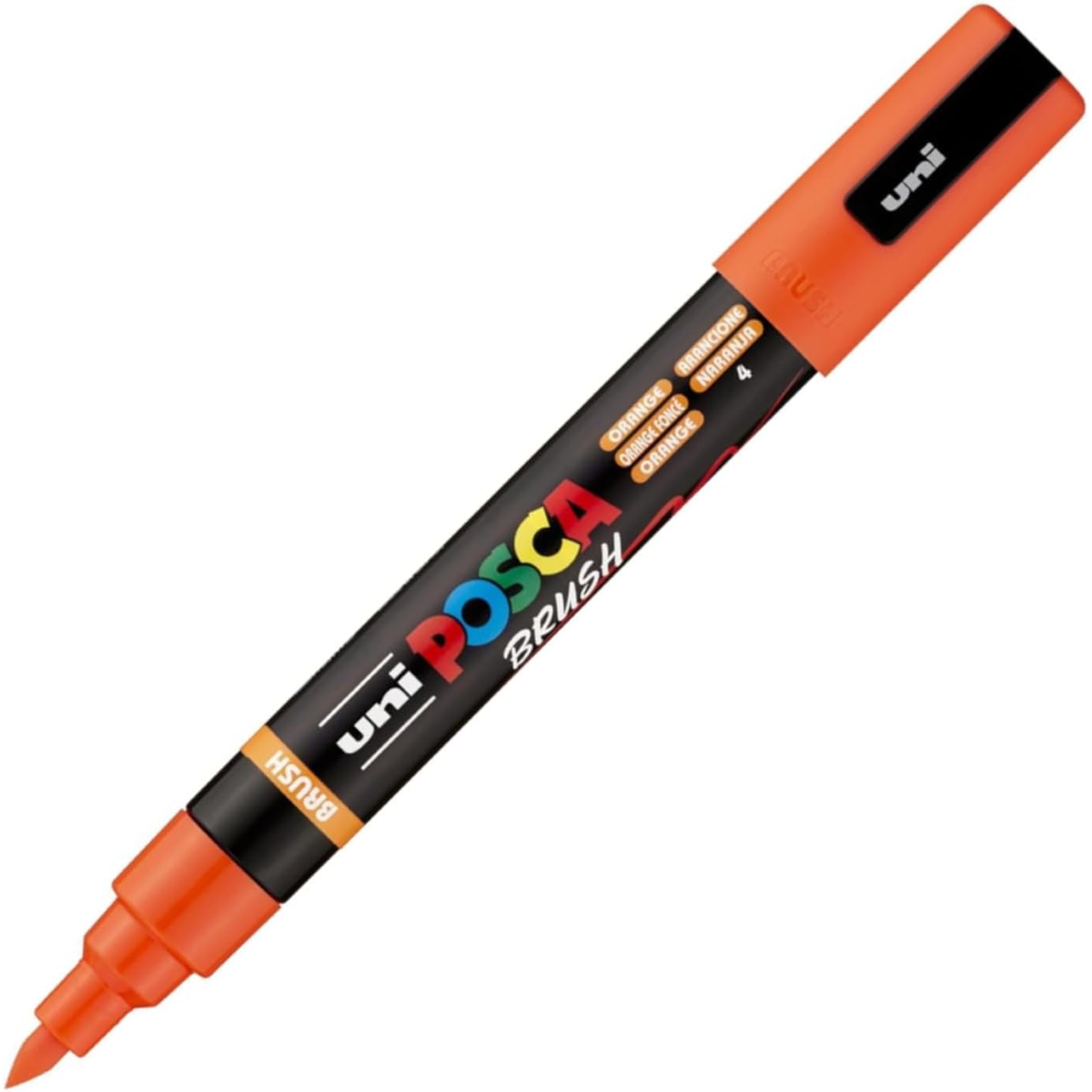 PENNARELLO UNI POSCA BRUSH MM.2,5 PC5BR ARANCIONE 4