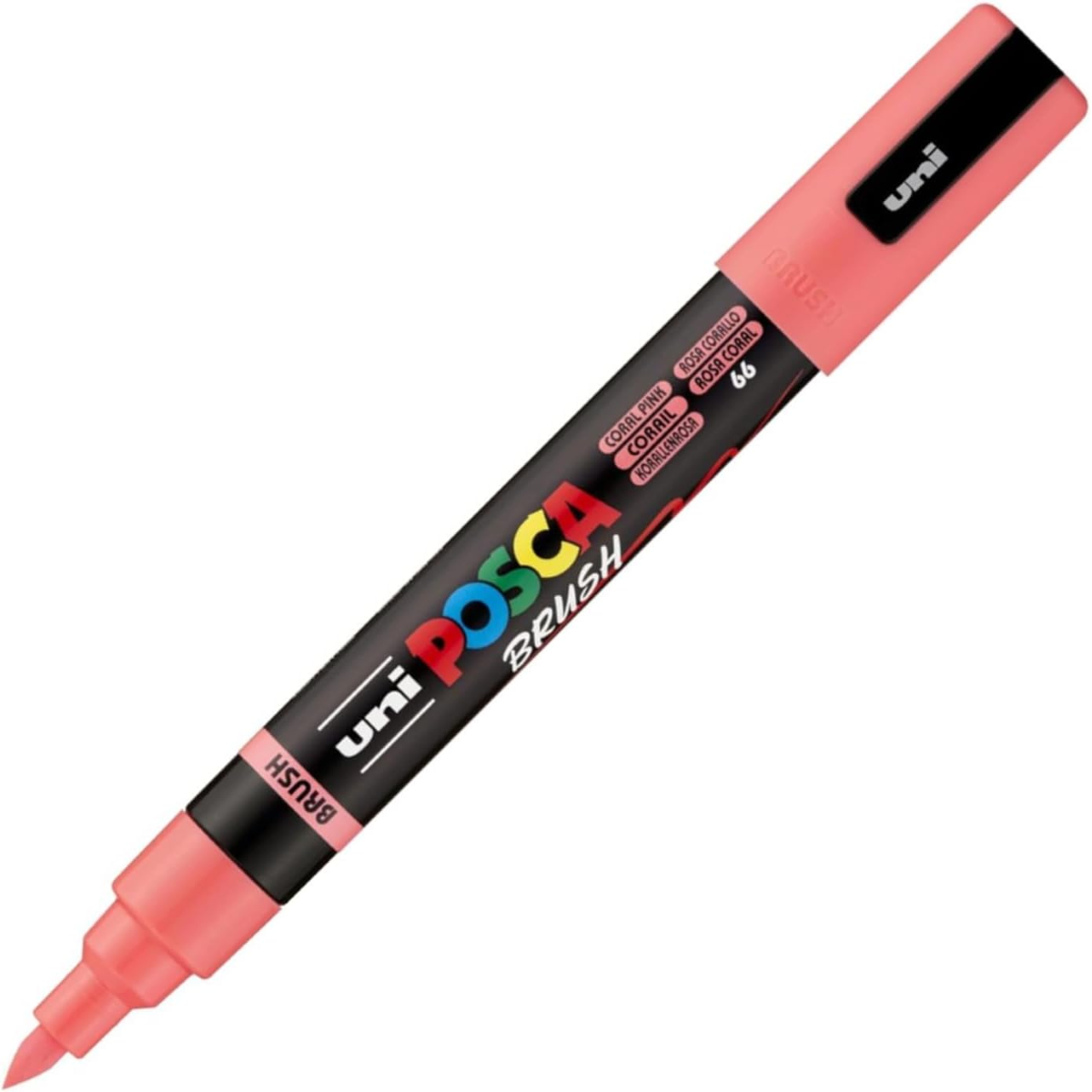 PENNARELLO UNI POSCA BRUSH PC5BR ROSA CORALLO 66