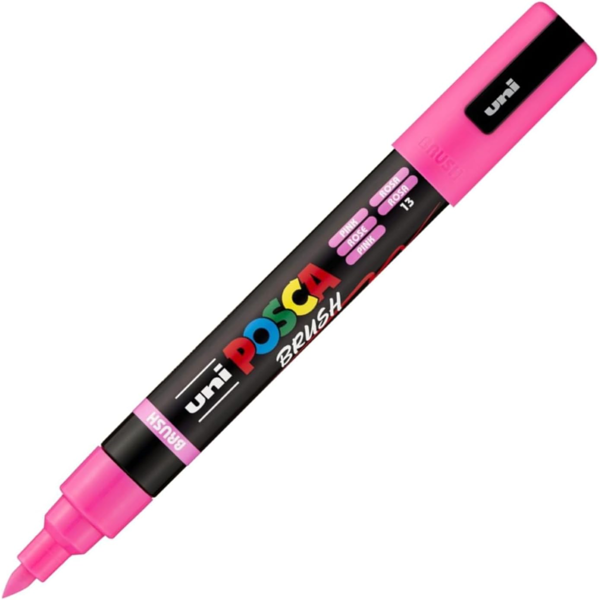 PENNARELLO UNI POSCA BRUSH PC5BR ROSA 13