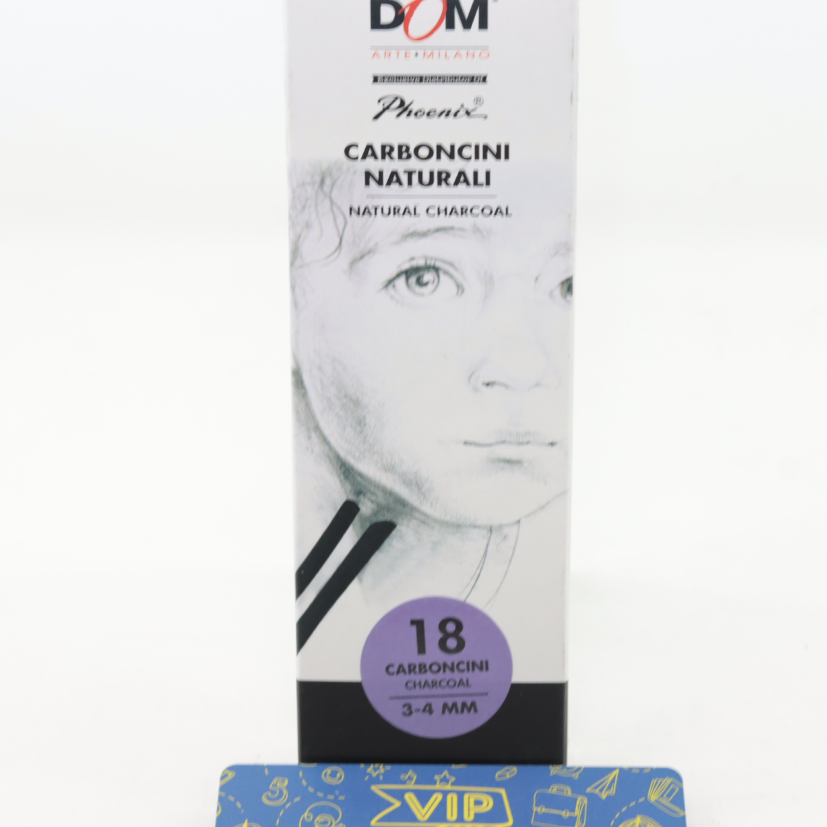 SET 18 PEZZI STECCA CARBONCINO CWR MM. 3-4 ART. 11935