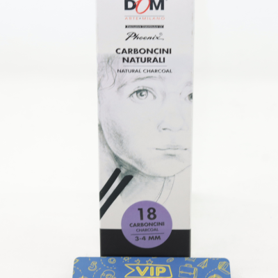 SET 18 PEZZI STECCA CARBONCINO CWR MM. 3-4 ART. 11935