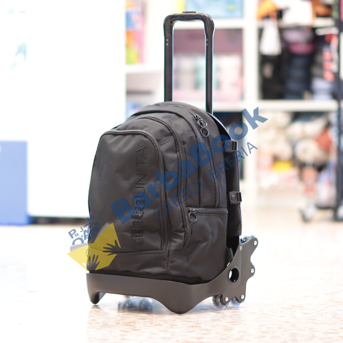 TROLLEY SGANCIABILE DREAM CROSS TINTA UNITA ART. 62874 NERO