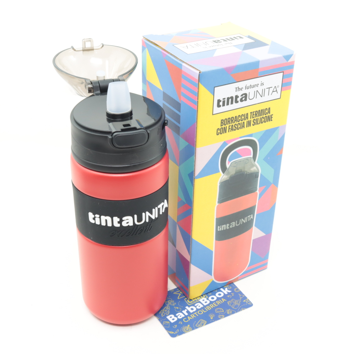BORRACCIA TERMICA TINTAUNITA EXCELLENT ML.500 ROSSA 62888 PERSONALIZZATA