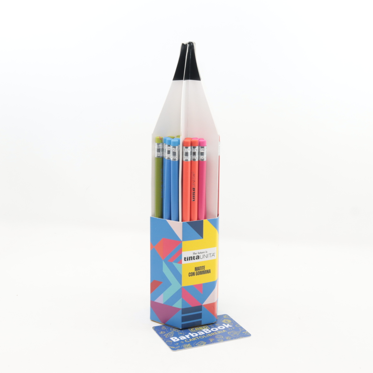 MATITA CON GOMMA TINTA UNITA EXCELLENT GRADAZIONE HB