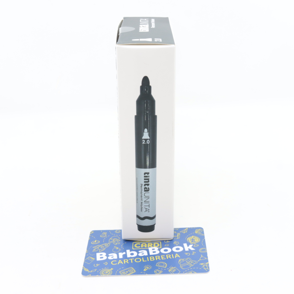 PENNARELLO PERMANENT MARKER MM. 2 PUNTA TONDA TINTA UNITA NERO