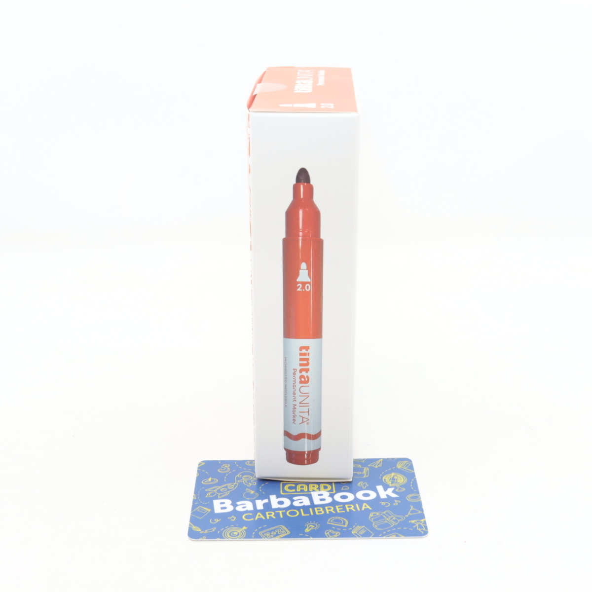 PENNARELLO PERMANENT MARKER MM. 2 PUNTA TONDA TINTA UNITA ROSSO