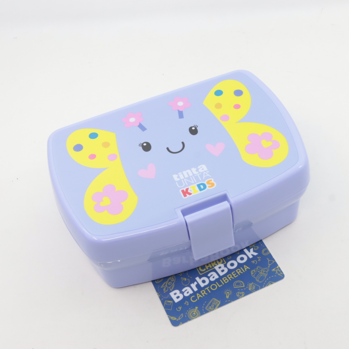 PORTA MERENDA TINTA UNITA KIDS ART. 62865 FARFALLA