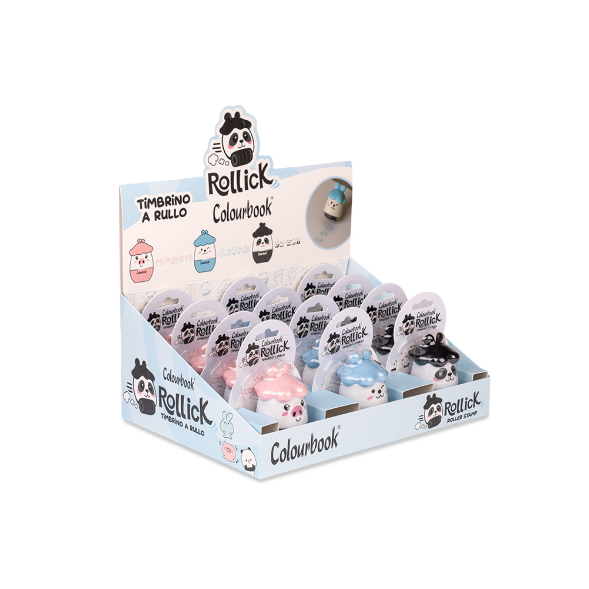 TIMBRINO A RULLO ROLLICK COLOURBOOK