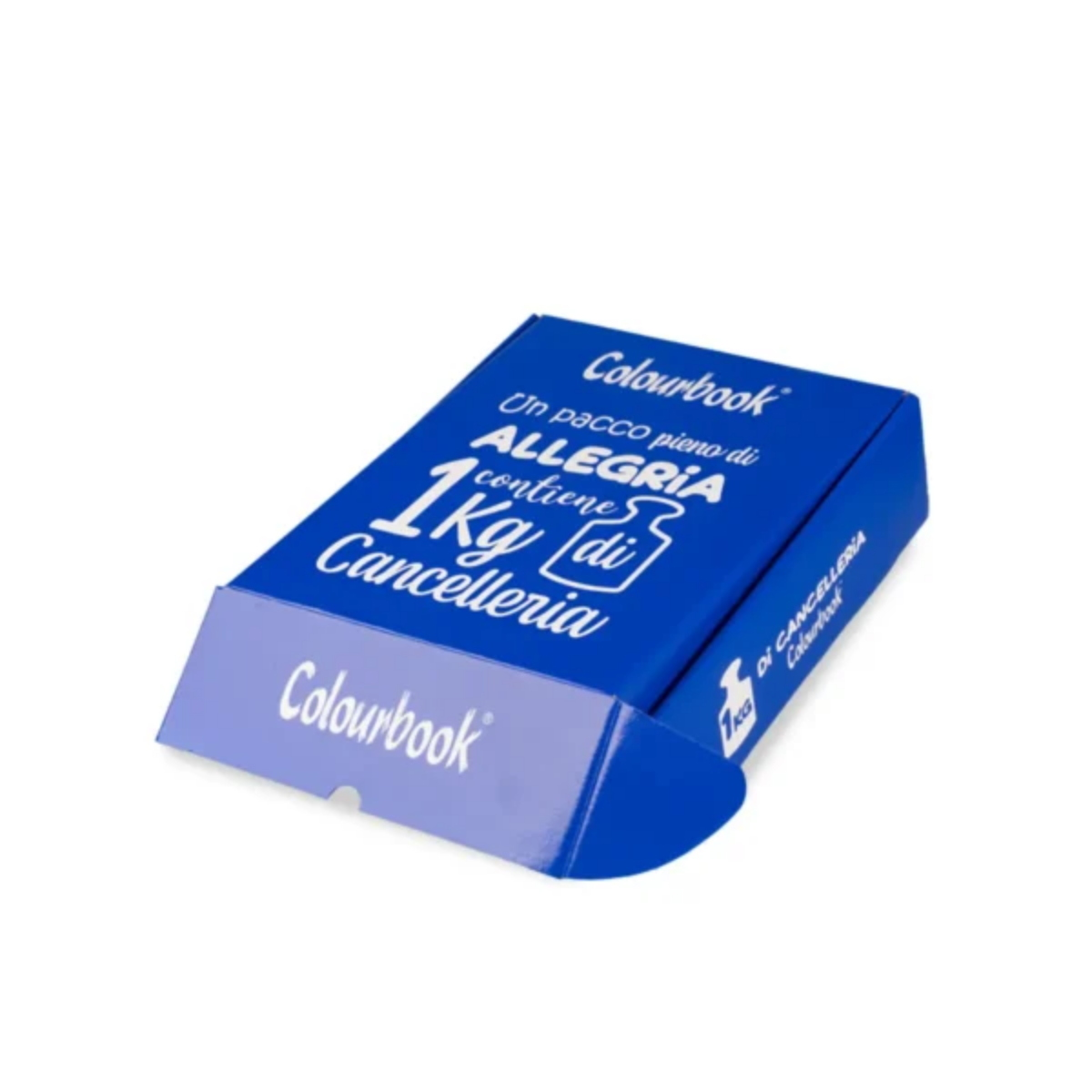 BOX SORPRESA 1 KG. DI CANCELLERIA ASSORTITA COLOURBOOK BLU