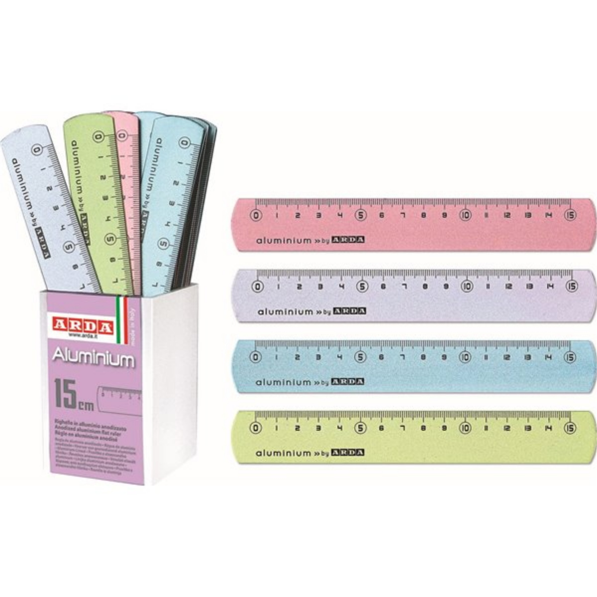 RIGHELLO CM. 15 ARDA ALUMINIUM