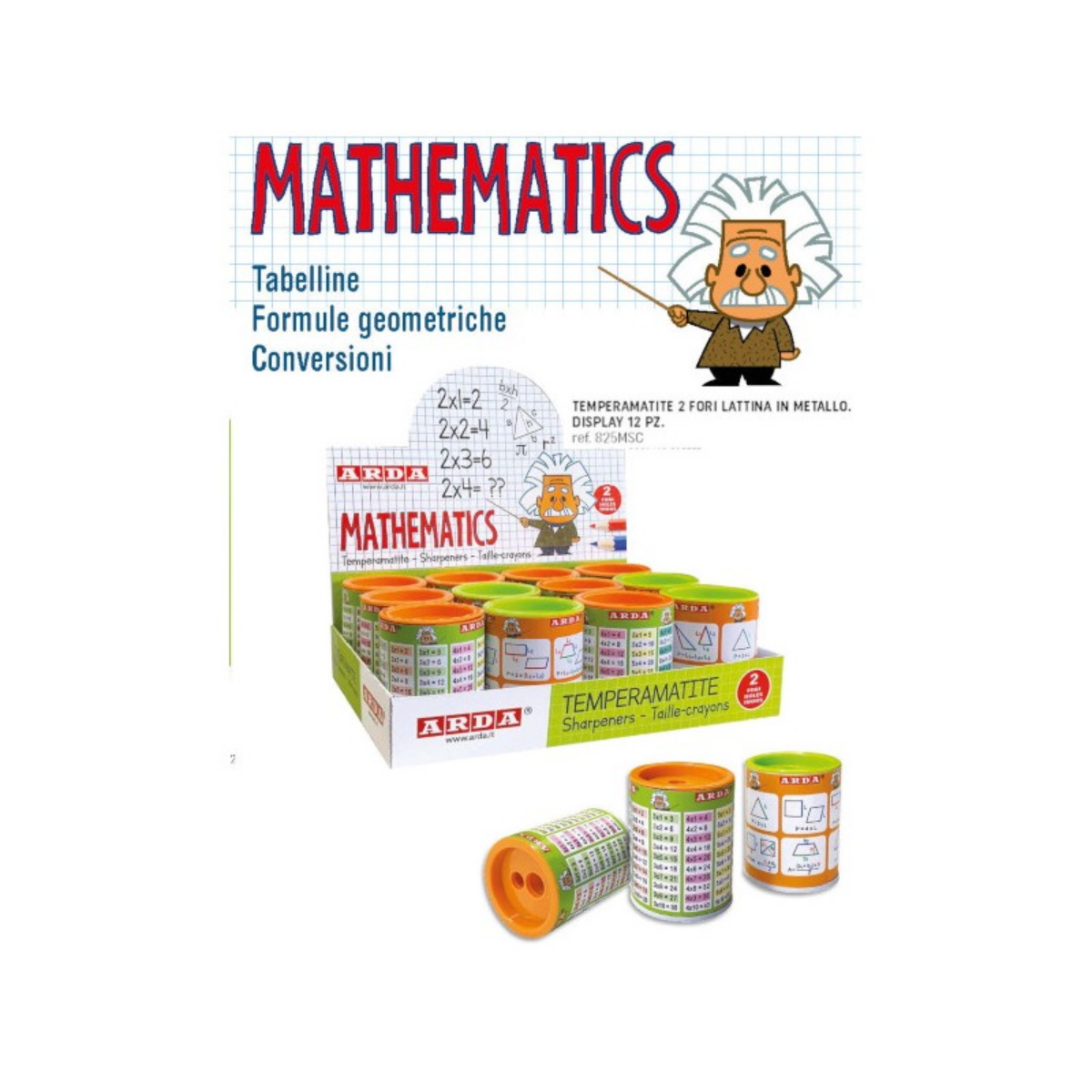 TEMPERAMATITE 2 FORI C/CONTENITORE MATHEMATICS ARDA