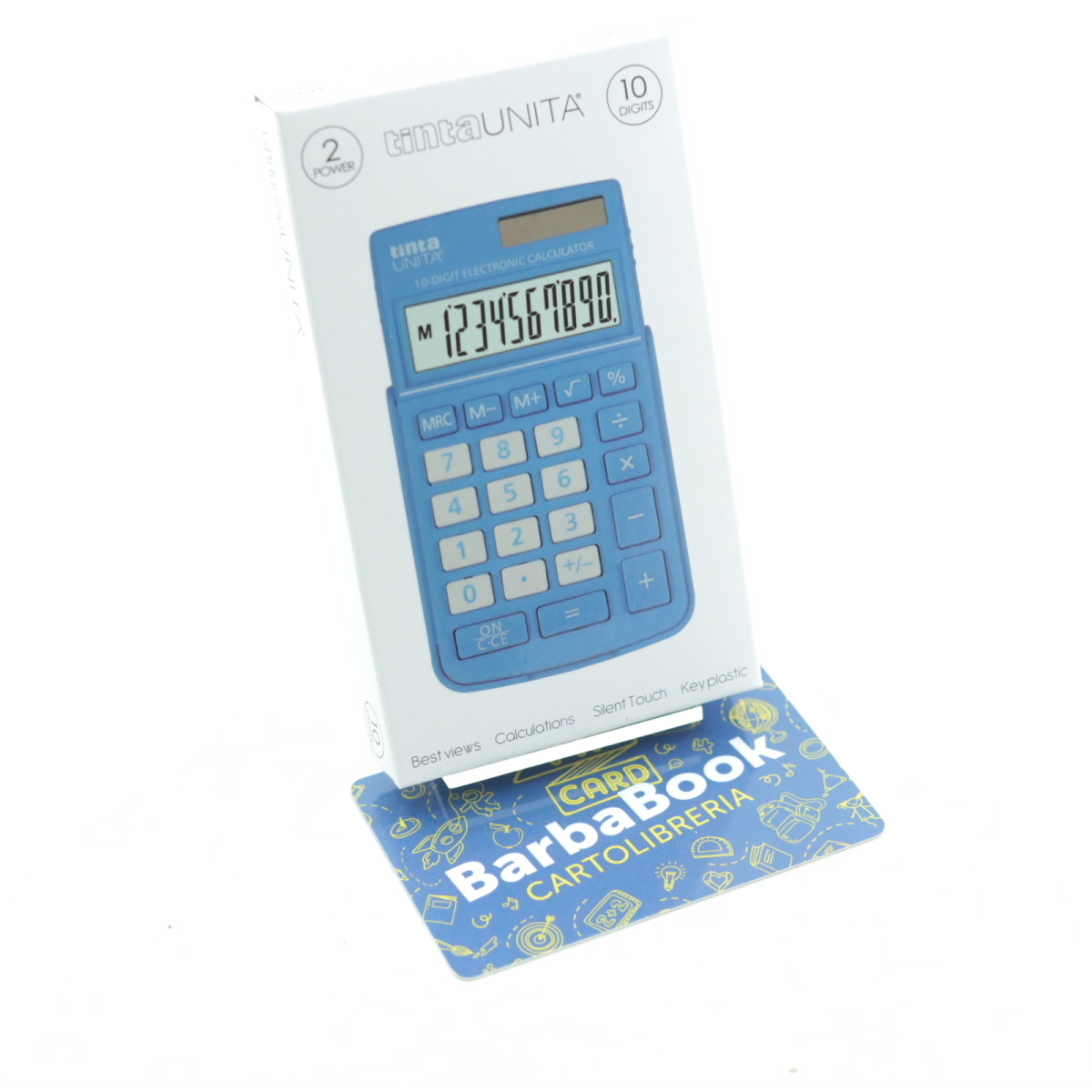 CALCOLATRICE 10 CIFRE POP MINI TINTA UNITA 60886 AZZURRA
