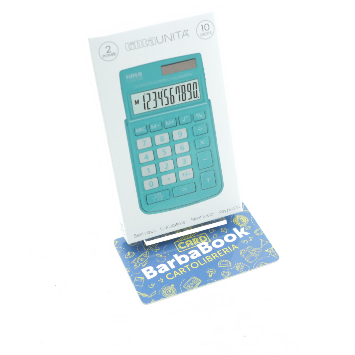 CALCOLATRICE 10 CIFRE POP MINI TINTA UNITA 60886 VERDE ACQUA