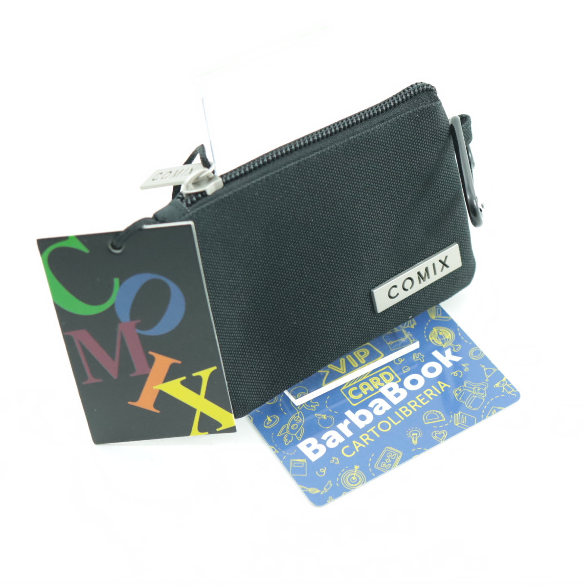 PORTAMONETE PORTACARD COMIX NERO ART. 73827