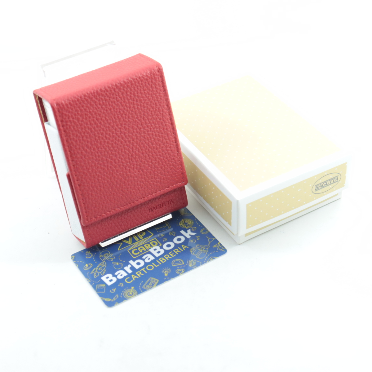 PORTAMAZZO SINGOLO + CARTE BAGUTTA ROSSO
