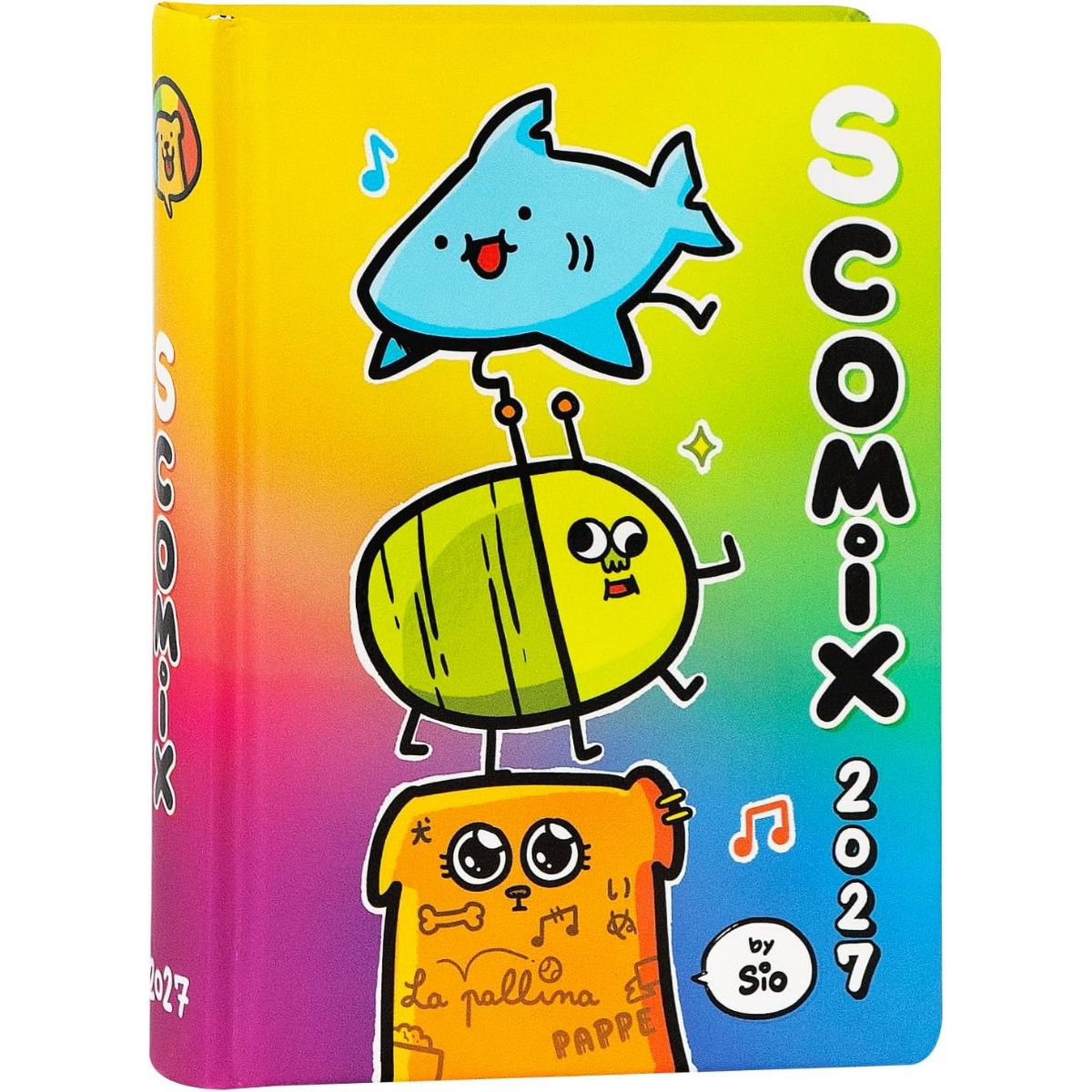 DIARIO SCOMIX SCOTTECS 2026-27 MEDIUM ART. 75500 MULTICOLOR