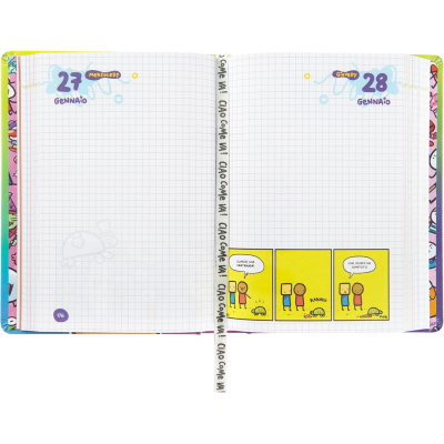 DIARIO SCOMIX SCOTTECS 2026-27 MEDIUM ART. 75500 MULTICOLOR