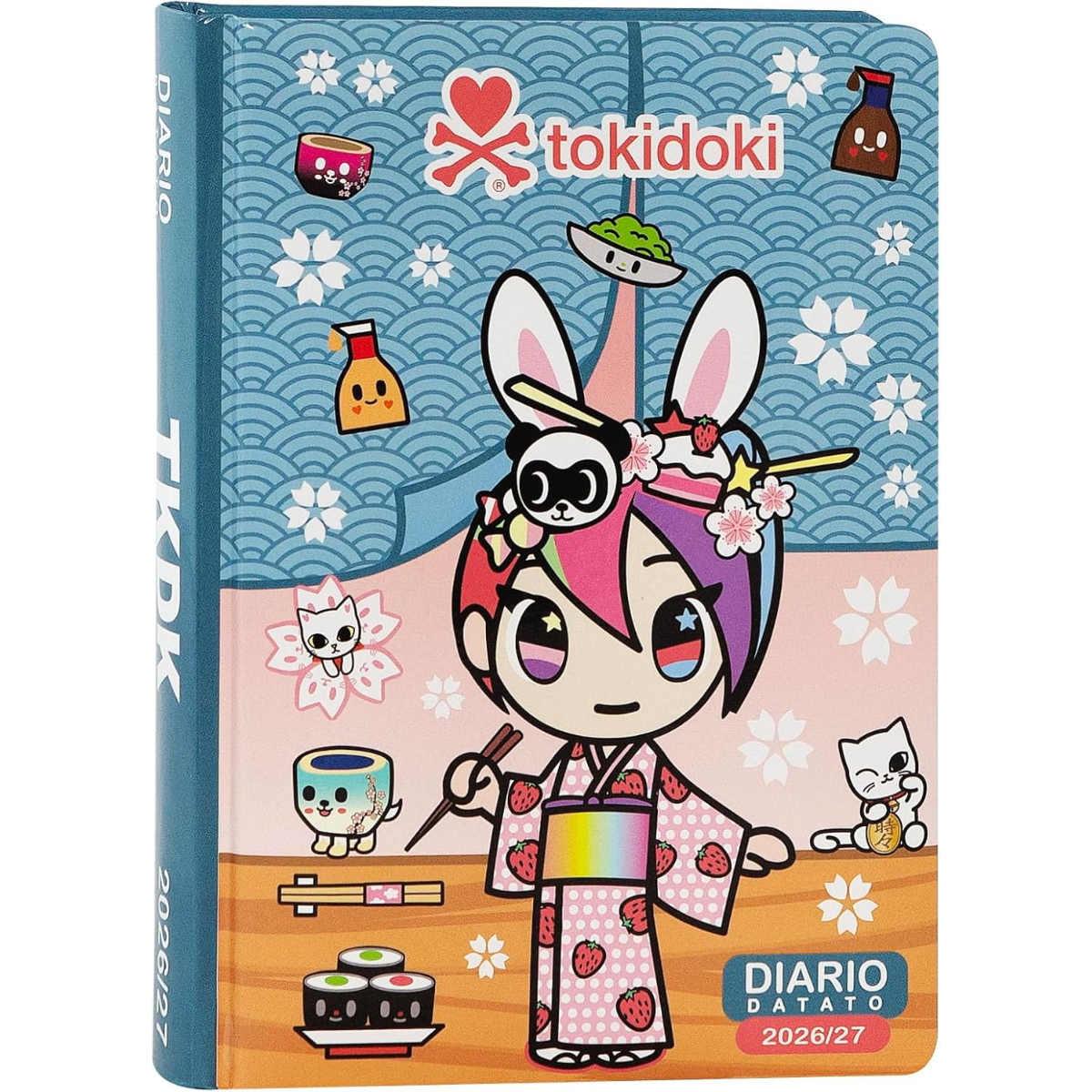 DIARIO TOKIDOKI 2026-27 STANDARD ART. 76195 AZZURRO
