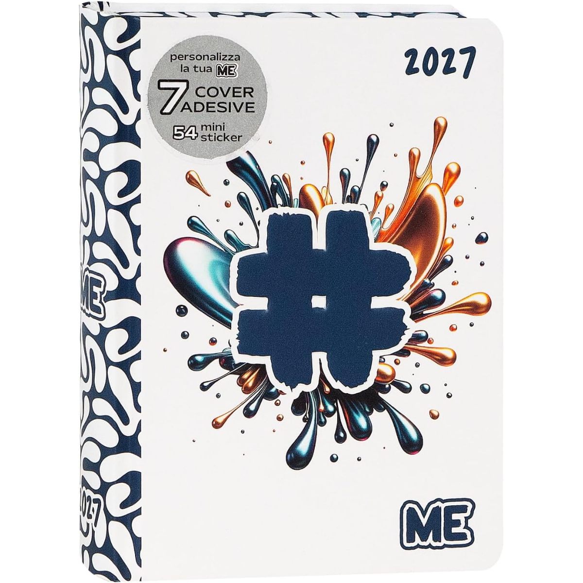 DIARIO AGENDA ME 2026-27 MEDIUM ART. 76005 HASTAG BLU