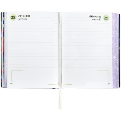 DIARIO AGENDA ME 2026-27 MEDIUM ART. 76005 HASTAG LILLA