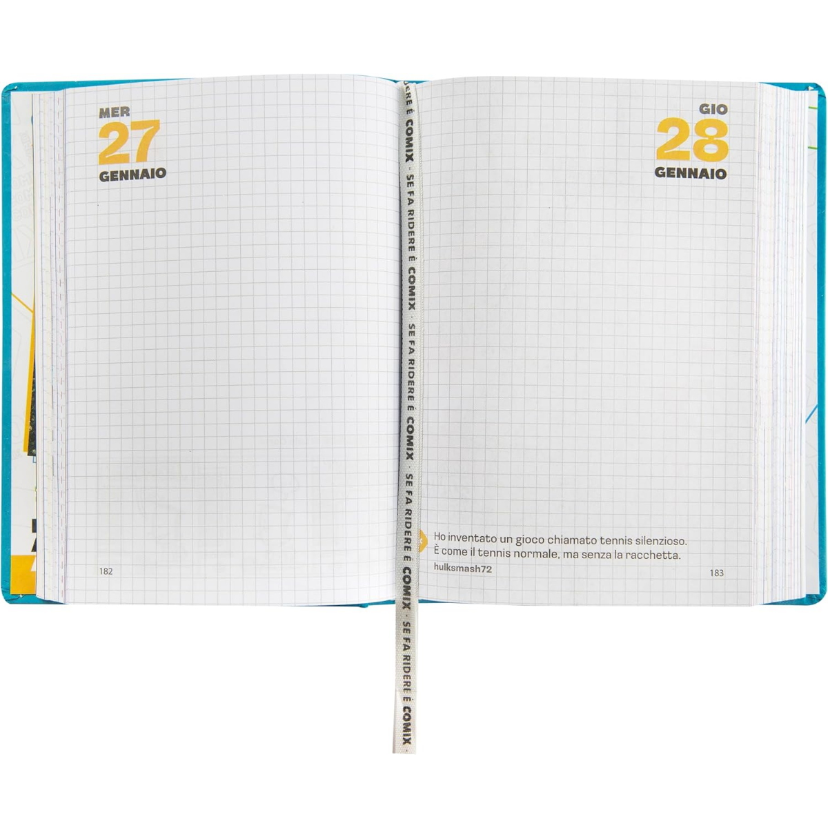 DIARIO AGENDA COMIX 2026-27 STANDARD ART. 76587 AZZURRO