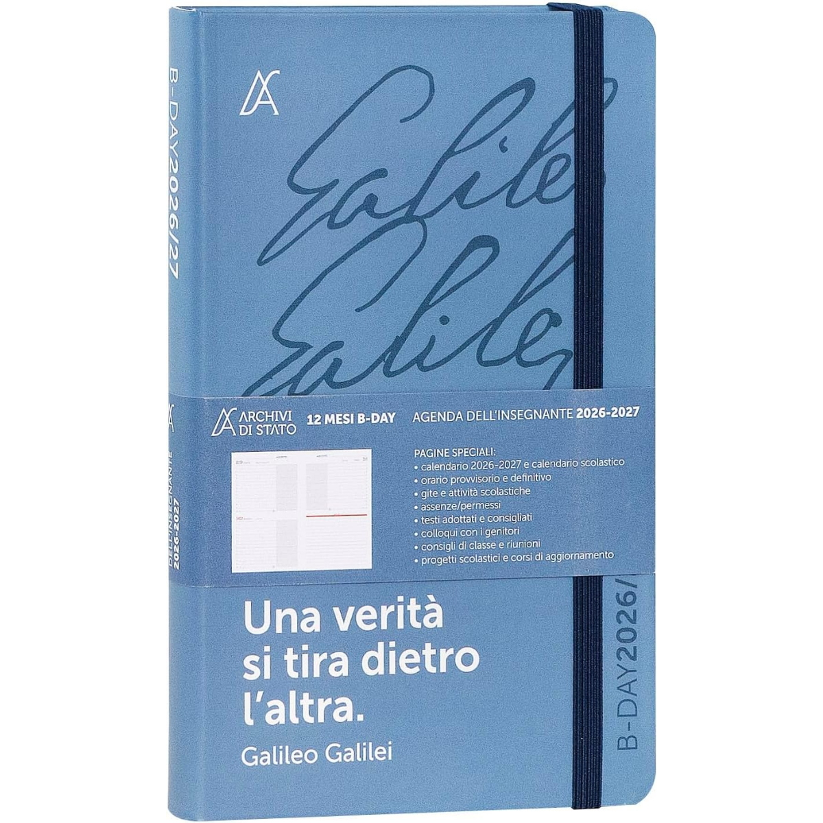 AGENDA DELL'INSEGNANTE ARCHIVI DI STATO 2026-27 GALILEI