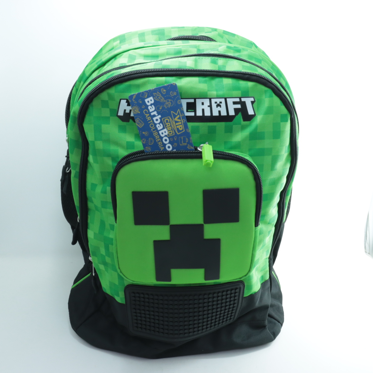 ZAINO SCUOLA TONDO MINECRAFT PIXEL ART. 75907