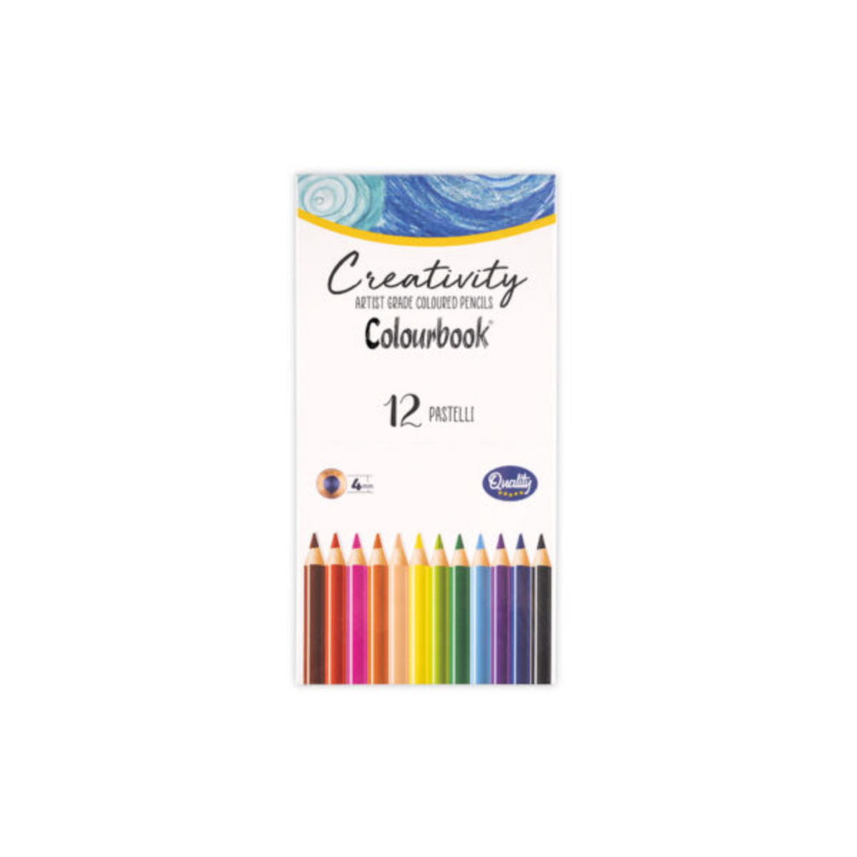 PASTELLI COLOURBOOK ARTIST GRADE MINA 4.0 12 COLORI