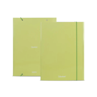 CARTELLINA CON ELASTICO PASTEL CM. 25 X 36 COLOURBOOK