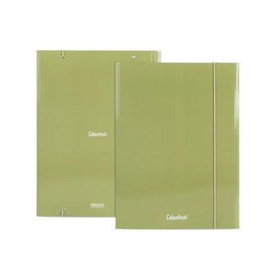 CARTELLINA CON ELASTICO PASTEL CM. 25 X 36 COLOURBOOK