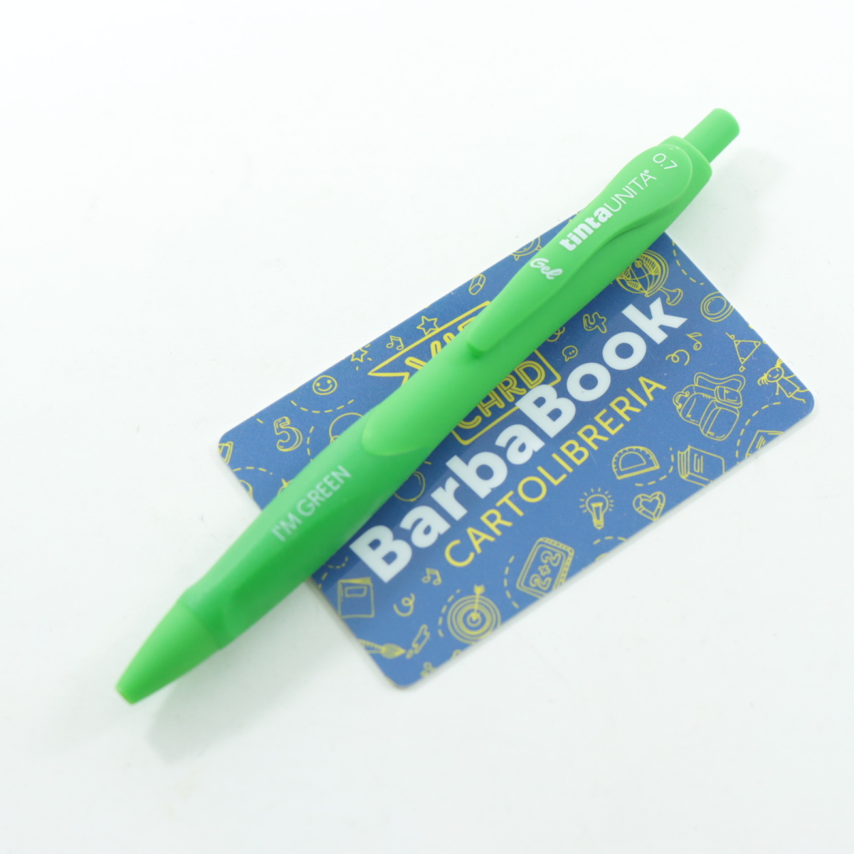 PENNA SFERA GEL IM COLOR TINTA UNITA MM. 0,7 GREEN