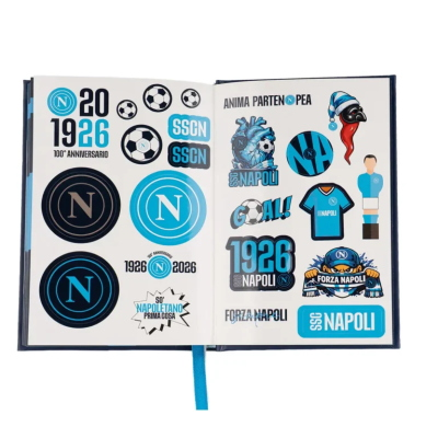 DIARIO SSC NAPOLI NON DATATO CM.13 X 18 COLOURBOOK VAR. 02