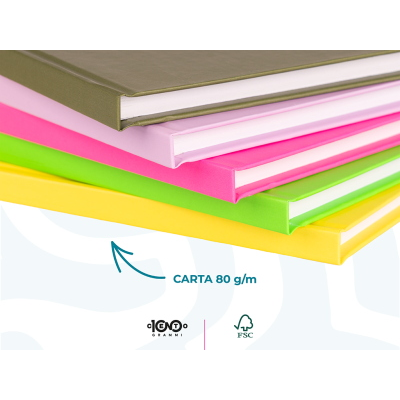 MAXI A4 CARTONATO PLUS COLOURBOOK RIG. 5M
