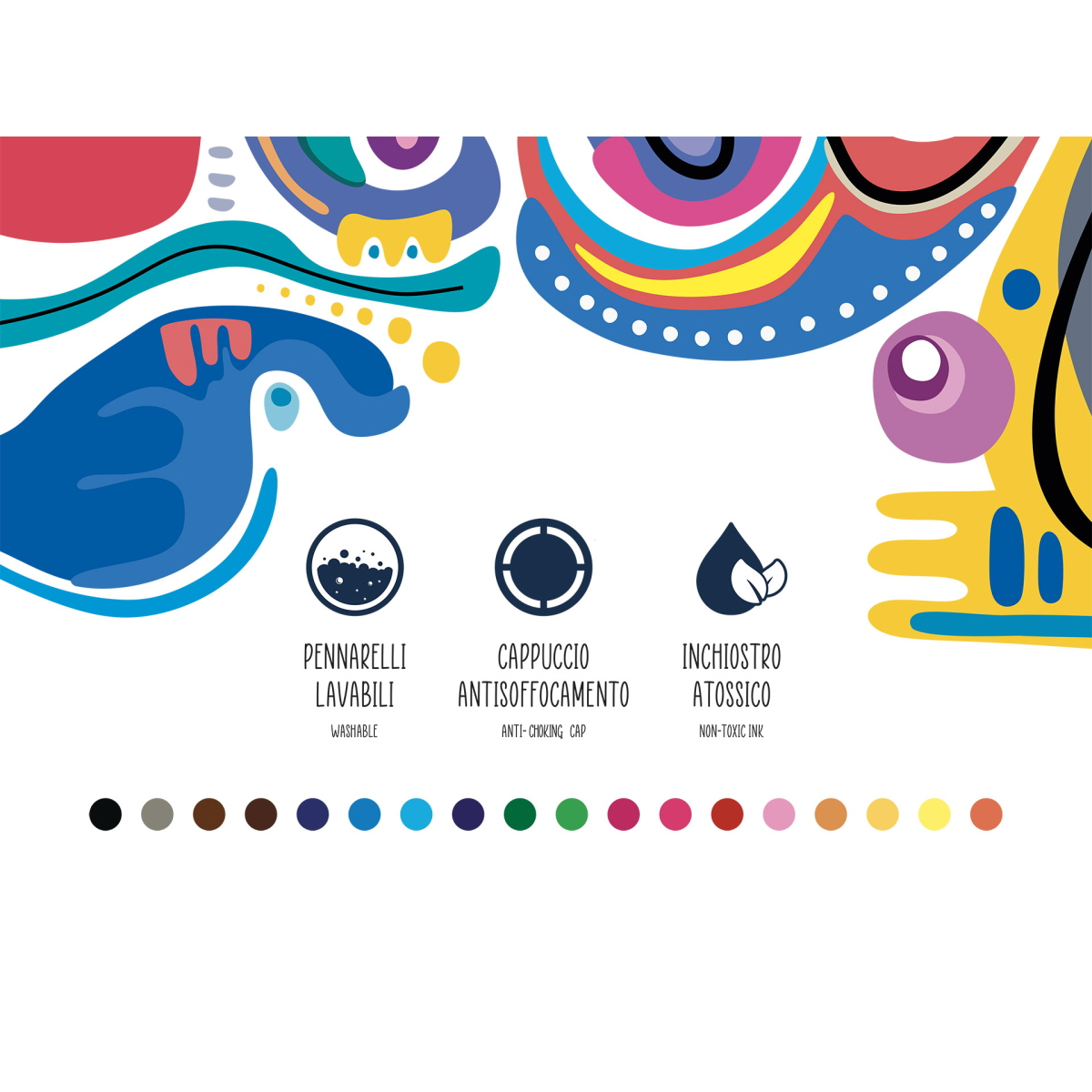 PENNARELLI CREATIVITY COLOURBOOK 12 COLORI
