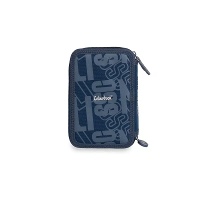ASTUCCIO CORREDINO 3 CERNIERE SSC NAPOLI COLOURBOOK BLU