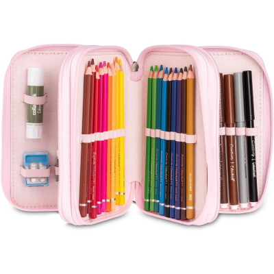ASTUCCIO CORREDINO 3 CERNIERE COLOURBOOK UNICORN ROSA
