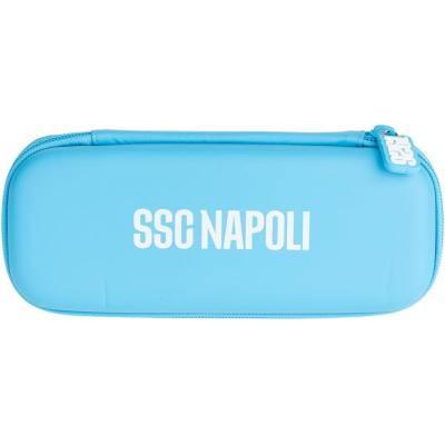 ASTUCCIO PORTAPENNE RIGIDO SSC NAPOLI COLOURBOOK AZZURRO
