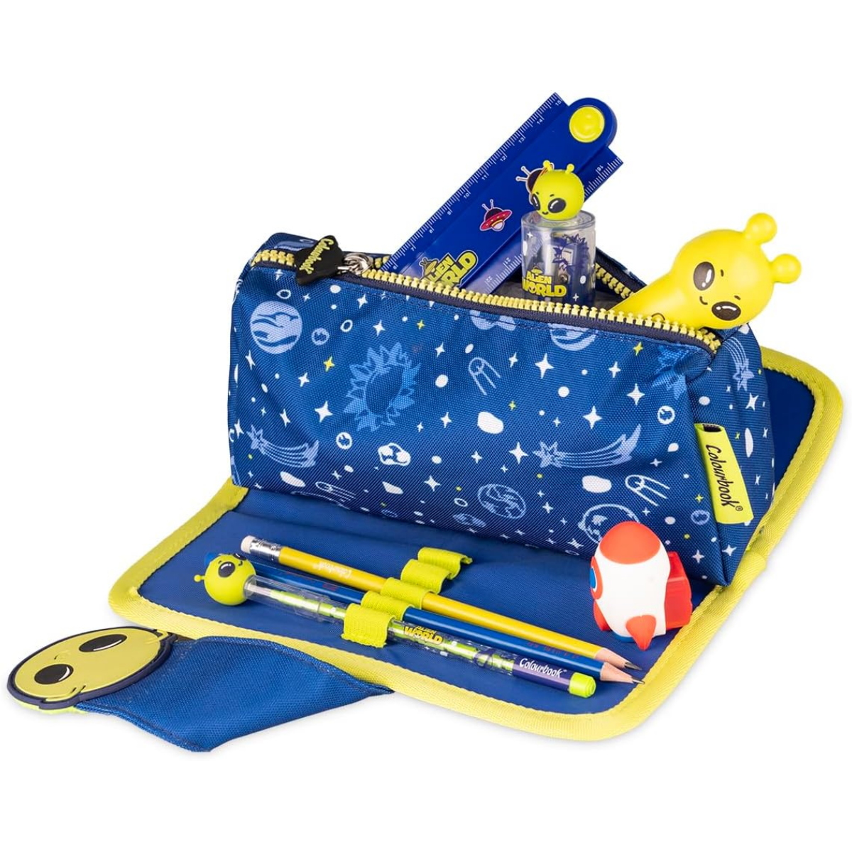 ASTUCCIO BUSTINA PORTAPENNE ALIEN WORLD COLOURBOOK